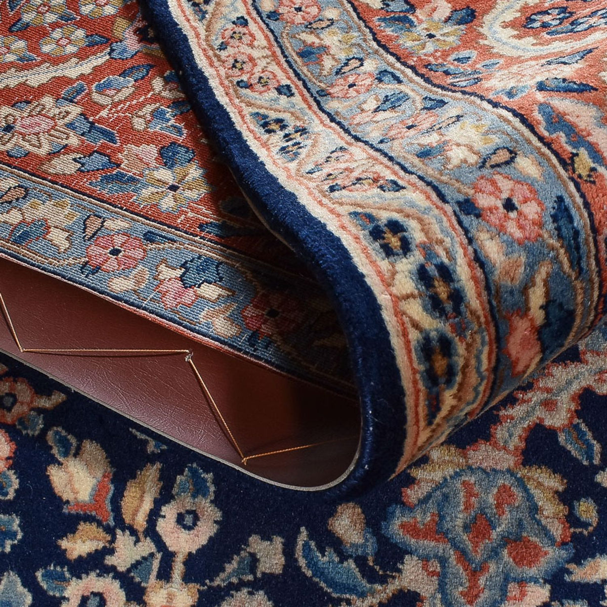 Dywan perski - Tabriz - Królewski - 350 x 251 cm - rdza