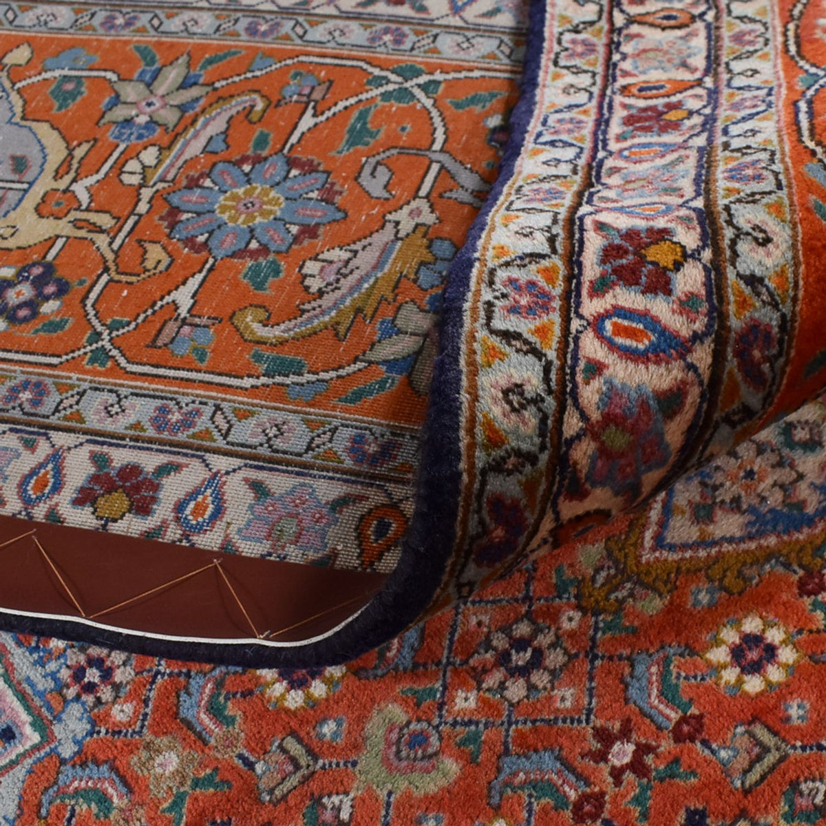 Dywan perski - Tabriz - Królewski - 390 x 300 cm - wielokolorowy