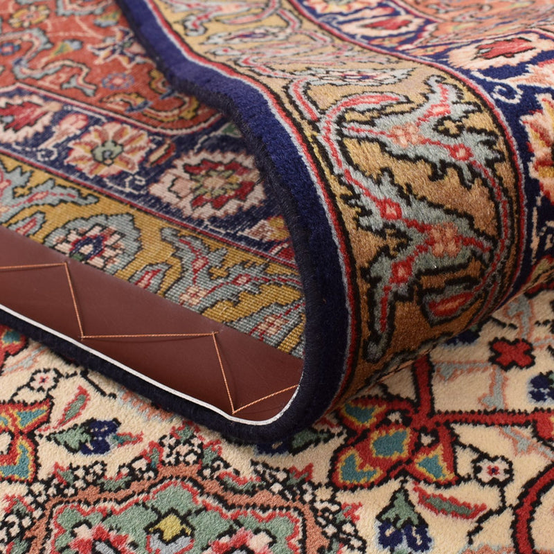 Dywan perski - Tabriz - Królewski - 410 x 300 cm - ciemnoniebieski