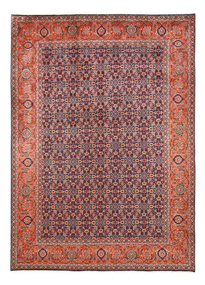 Dywan perski - Tabriz - Królewski - 373 x 278 cm - bordowa czerwień