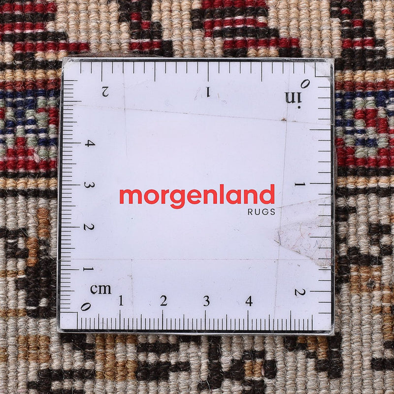 Biegacz Dywan perski - Tabriz - Królewski - 427 x 97 cm - ciemny beż