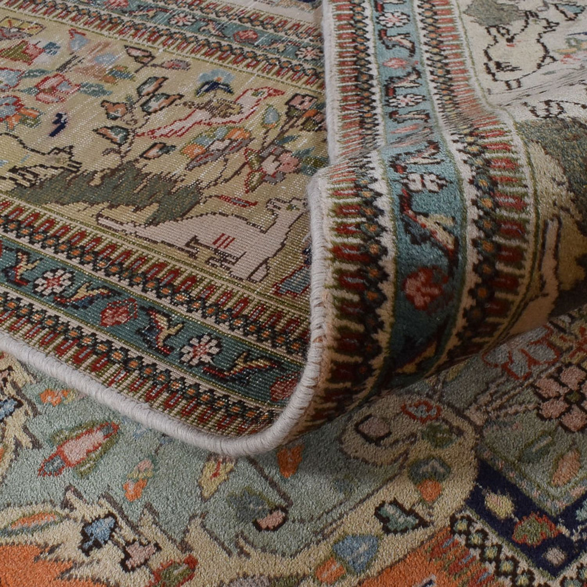 Dywan perski - Klasyczny - 372 x 297 cm - wielokolorowy