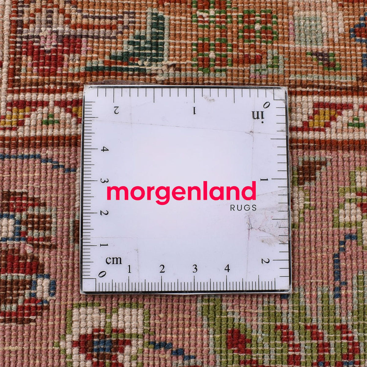 Dywan perski - Tabriz - Królewski - 295 x 192 cm - łososiowy