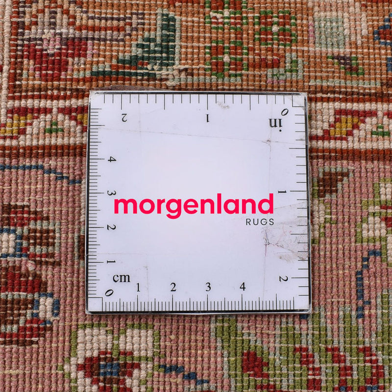 Dywan perski - Tabriz - Królewski - 295 x 192 cm - łososiowy