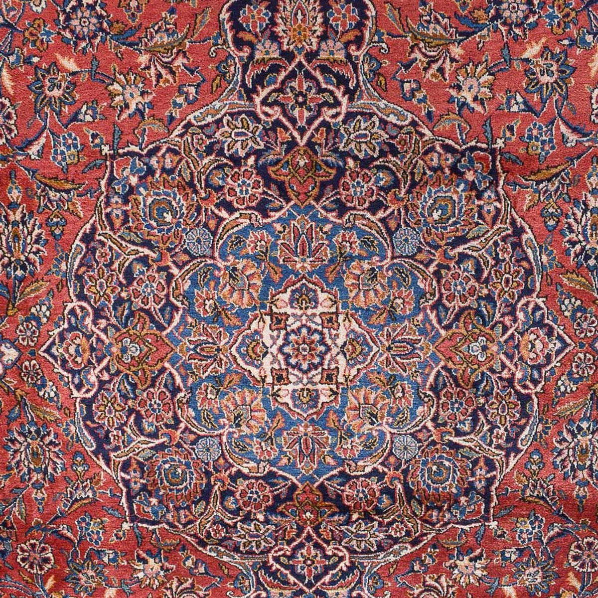 Dywan perski - Keshan - Royal - 445 x 333 cm - jasna czerwień