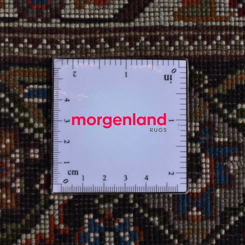 Dywan perski - Tabriz - Królewski - 210 x 152 cm - ciemnobrązowy