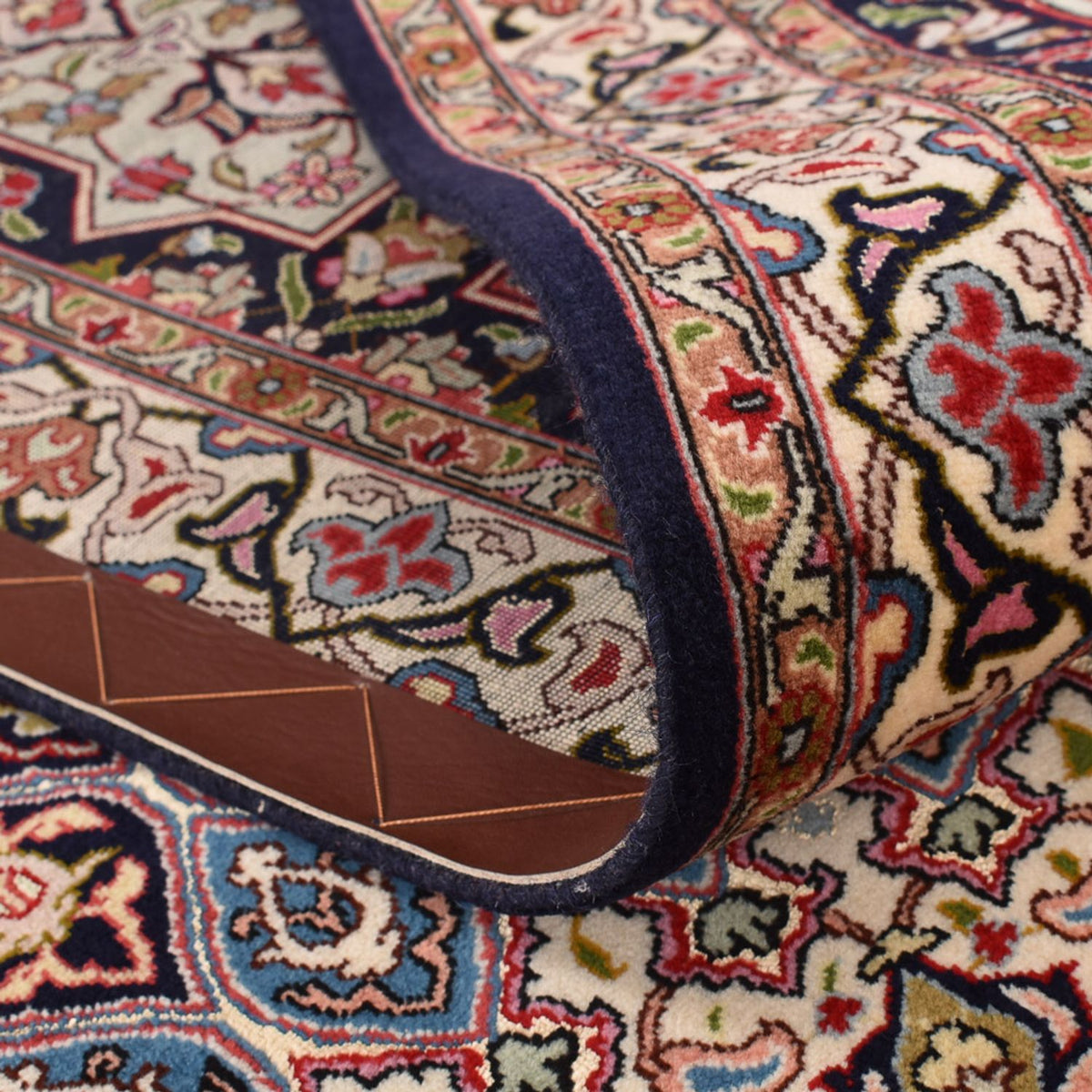 Dywan perski - Tabriz - Królewski - 402 x 302 cm - jasny beż