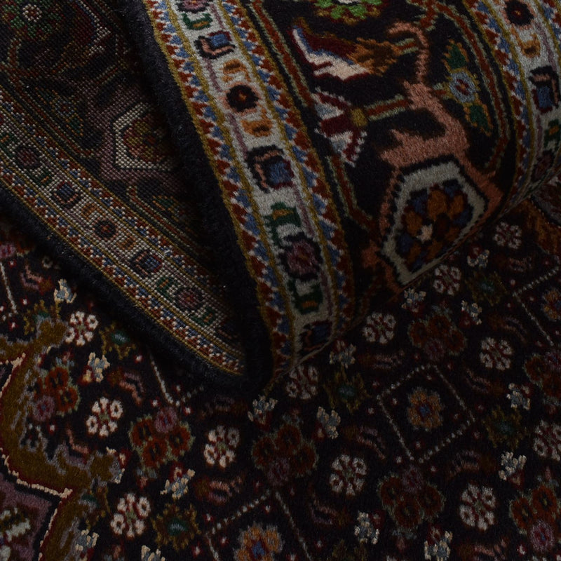 Dywan perski - Tabriz - Królewski - 204 x 152 cm - ciemnobrązowy