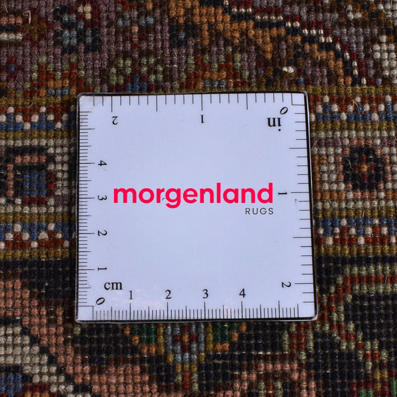 Dywan perski - Tabriz - Królewski - 204 x 152 cm - ciemnobrązowy