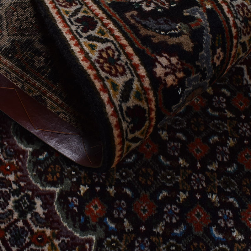 Dywan perski - Tabriz - Królewski - 192 x 153 cm - ciemnobrązowy