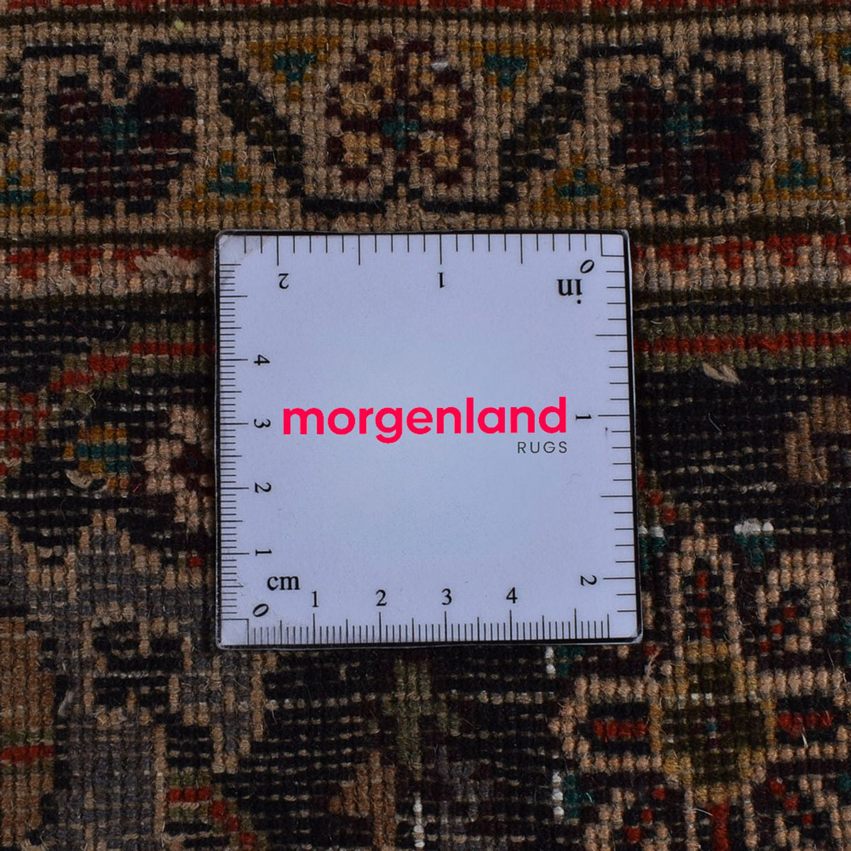 Dywan perski - Tabriz - Królewski - 192 x 153 cm - ciemnobrązowy