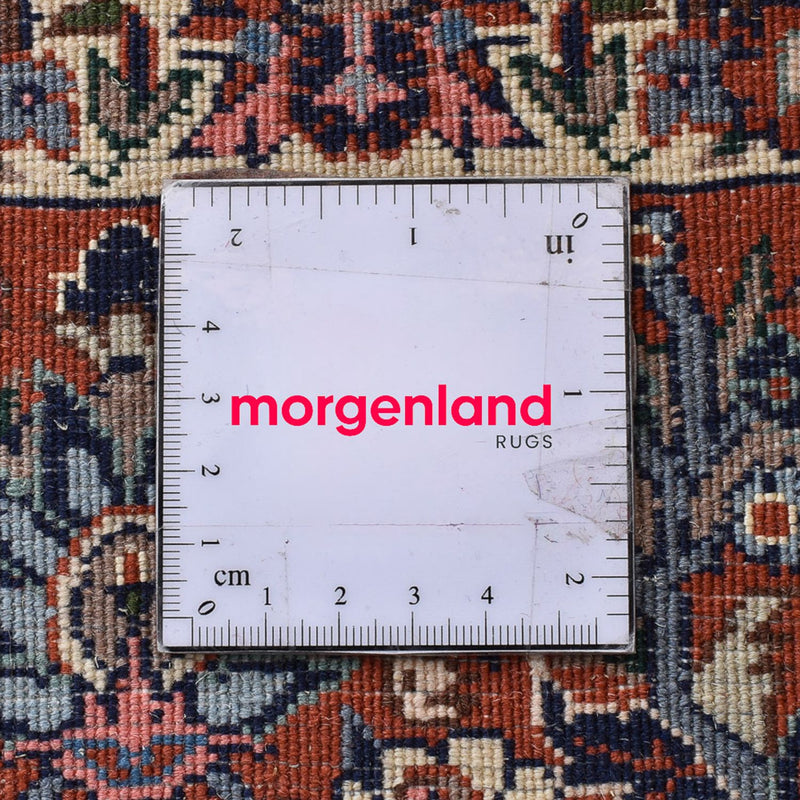 Dywan perski - Bijar - 295 x 206 cm - ciemnoniebieski