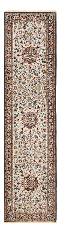 Biegacz Dywan perski - Isfahan - Premium - 314 x 83 cm - piaskowy
