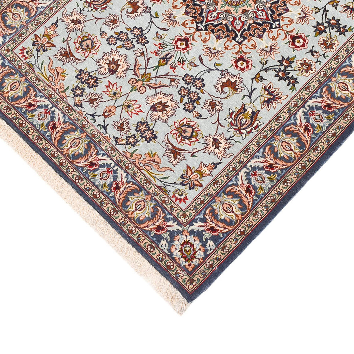 Biegacz Dywan perski - Isfahan - Premium - 314 x 83 cm - piaskowy