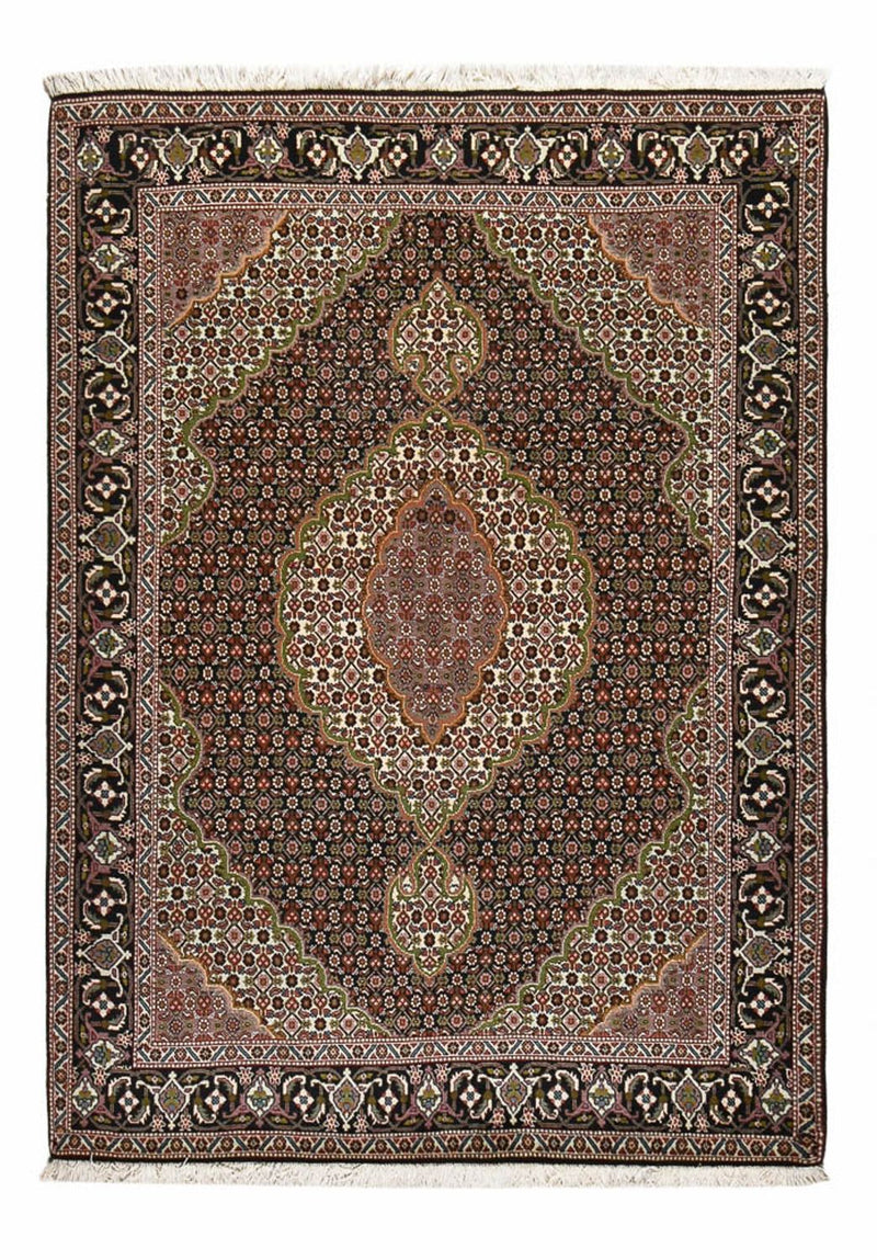 Dywan perski - Tabriz - Królewski - 203 x 150 cm - ciemnobrązowy