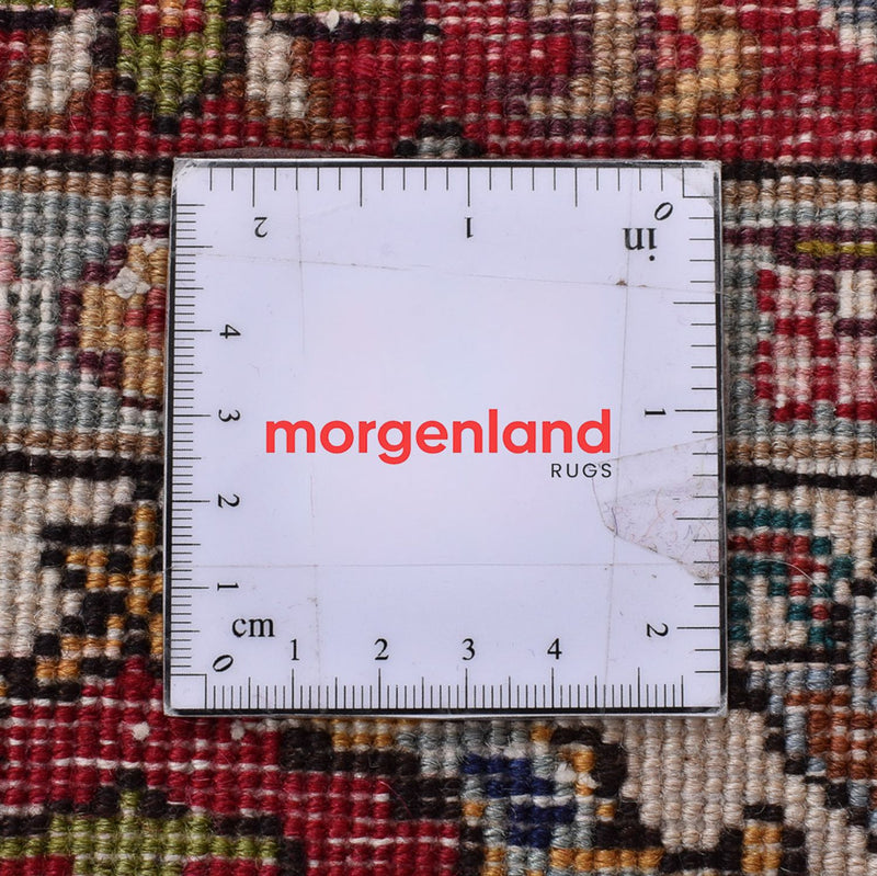 Biegacz Dywan perski - Tabriz - Królewski - 408 x 80 cm - jasna czerwień