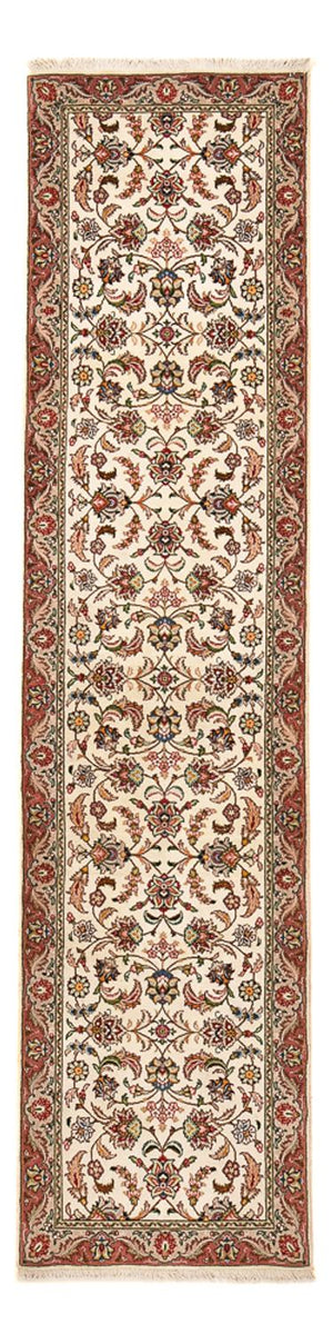 Biegacz Dywan perski - Tabriz - Królewski - 297 x 69 cm - piaskowy