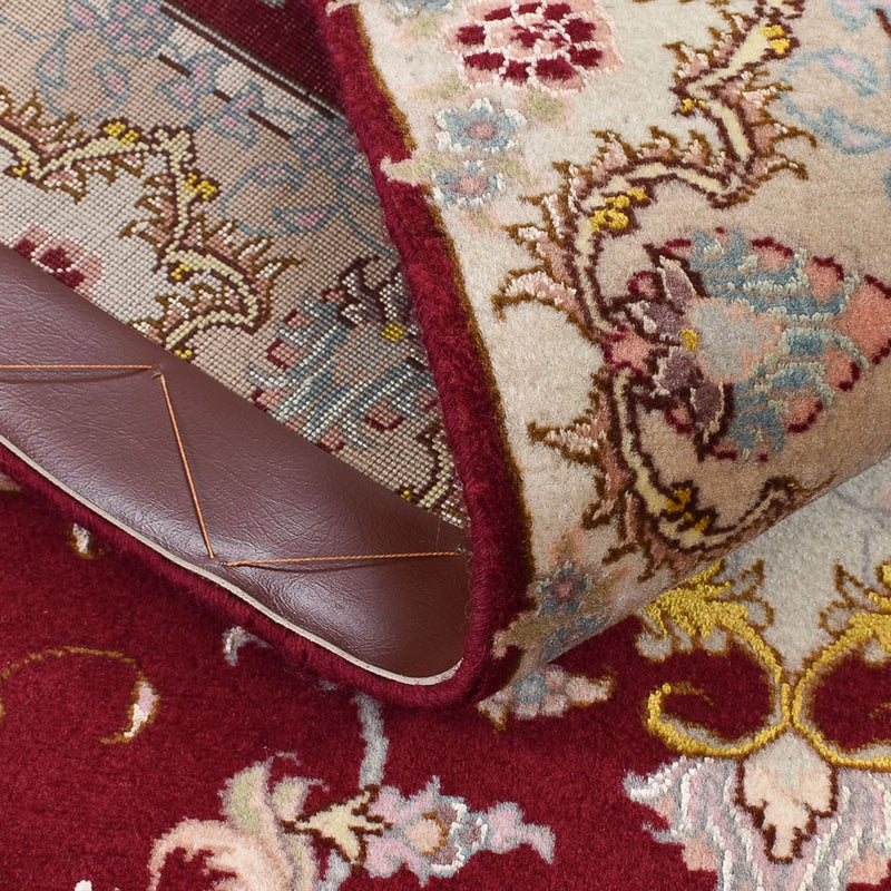 Biegacz Dywan perski - Tabriz - Królewski - 198 x 80 cm - czerwony