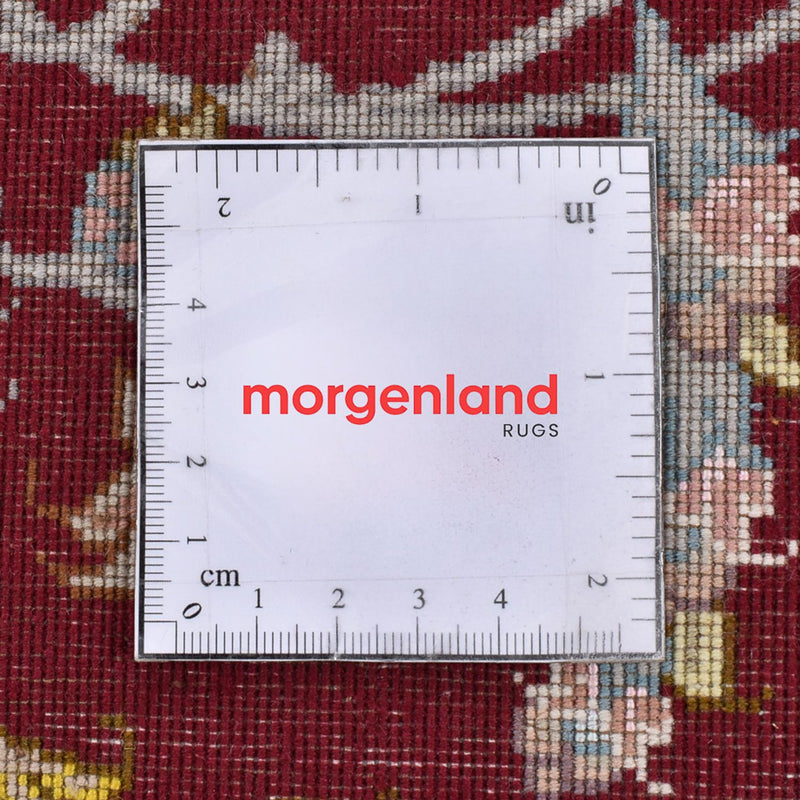 Biegacz Dywan perski - Tabriz - Królewski - 198 x 80 cm - czerwony