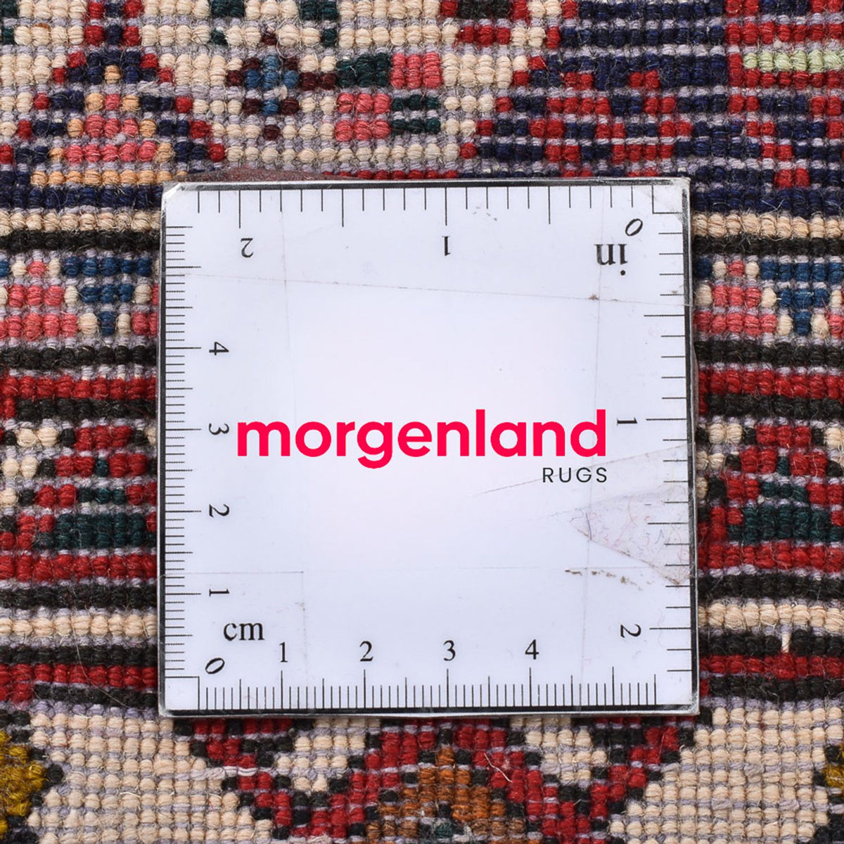 Perski dywan - Nomadyczny kwadratowy  - 197 x 193 cm - czerwony