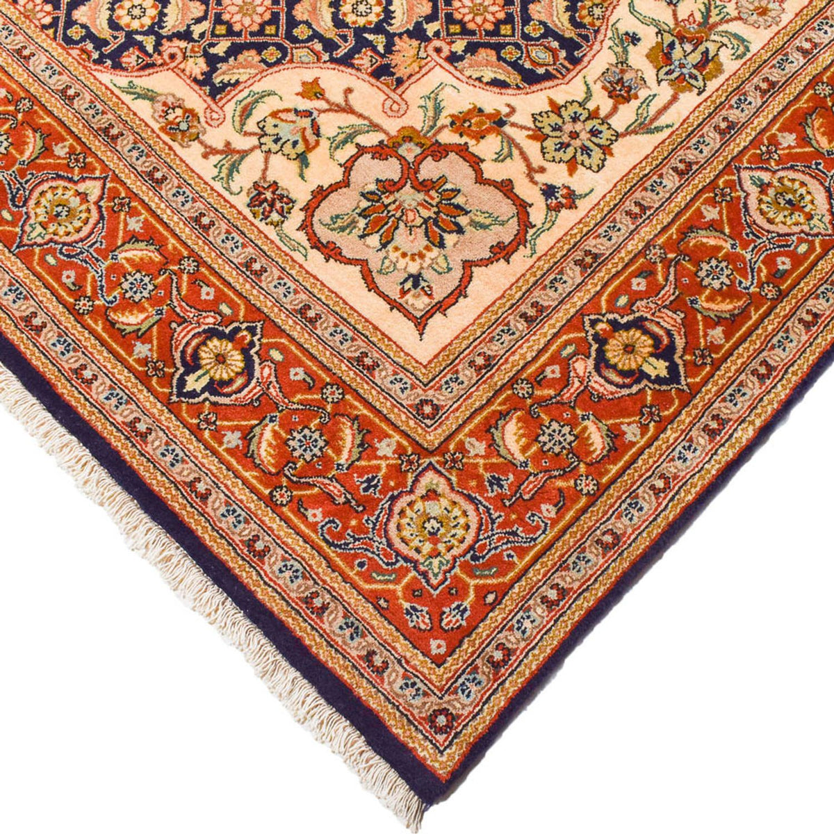 Dywan perski - Klasyczny - 298 x 198 cm - ciemnoniebieski