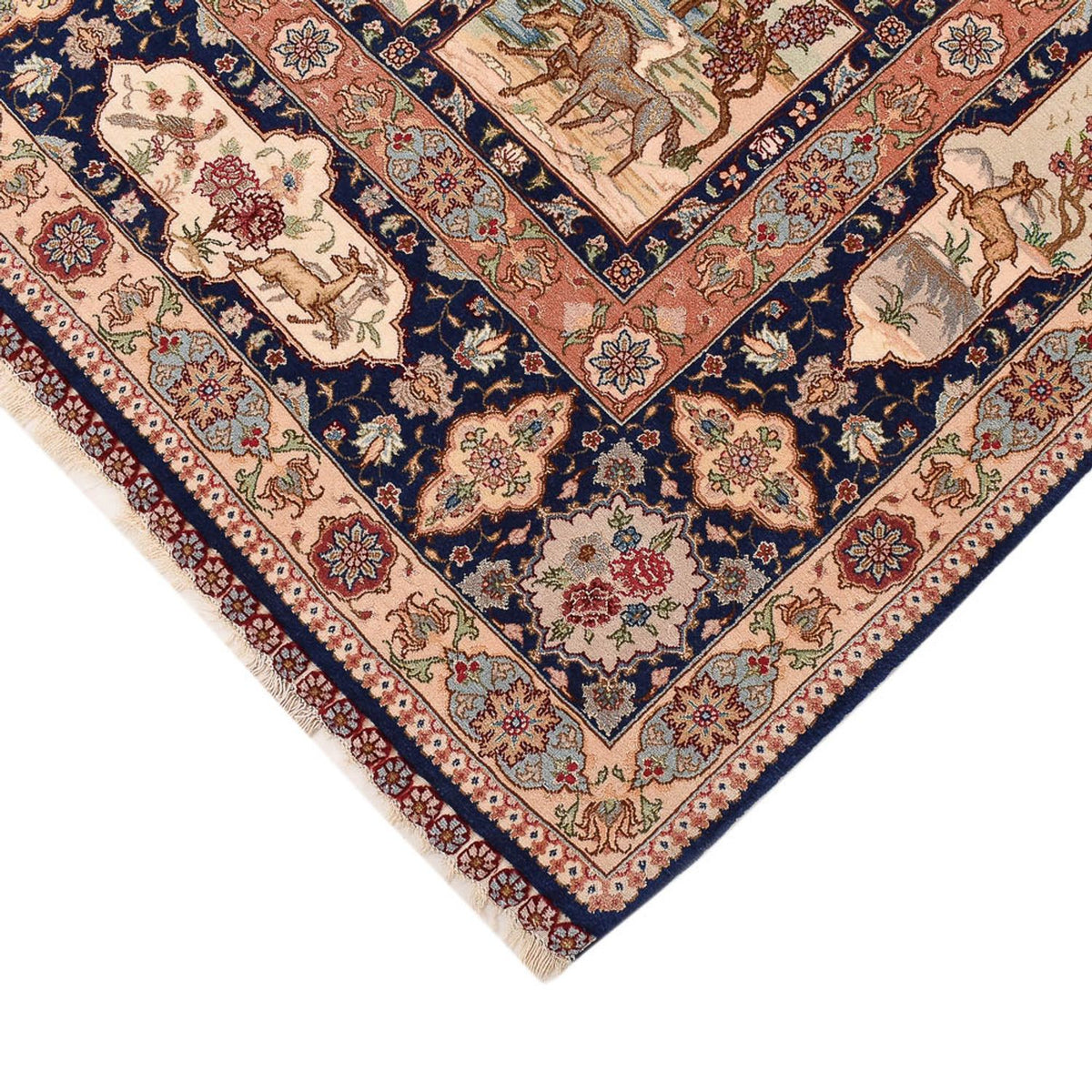 Dywan perski - Tabriz - Premium - 300 x 198 cm - wielokolorowy