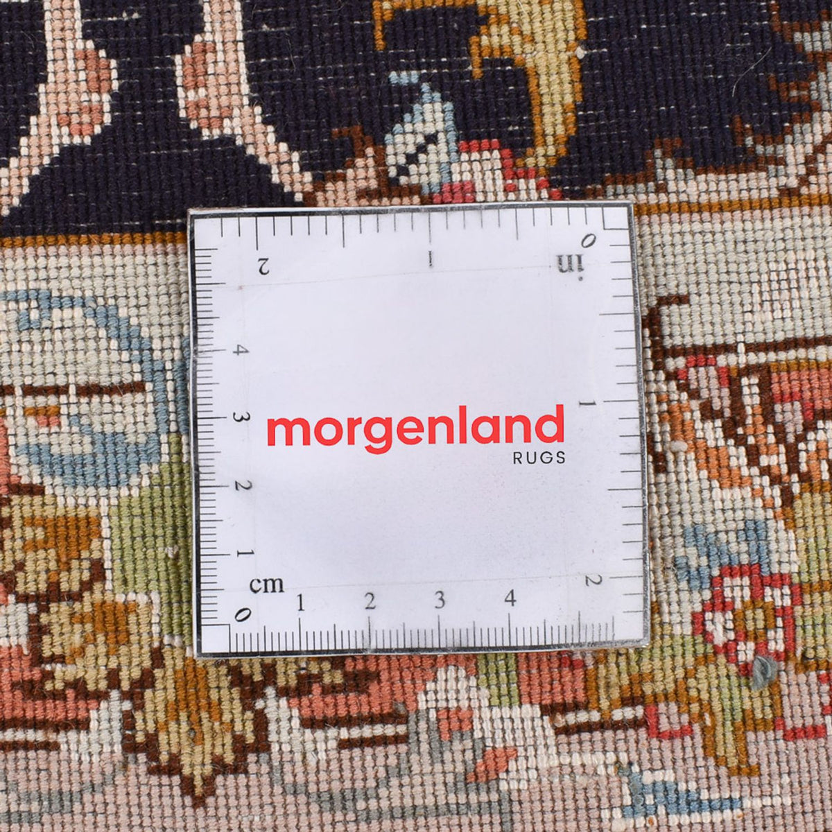 Biegacz Dywan perski - Tabriz - Królewski - 288 x 69 cm - ciemnoniebieski