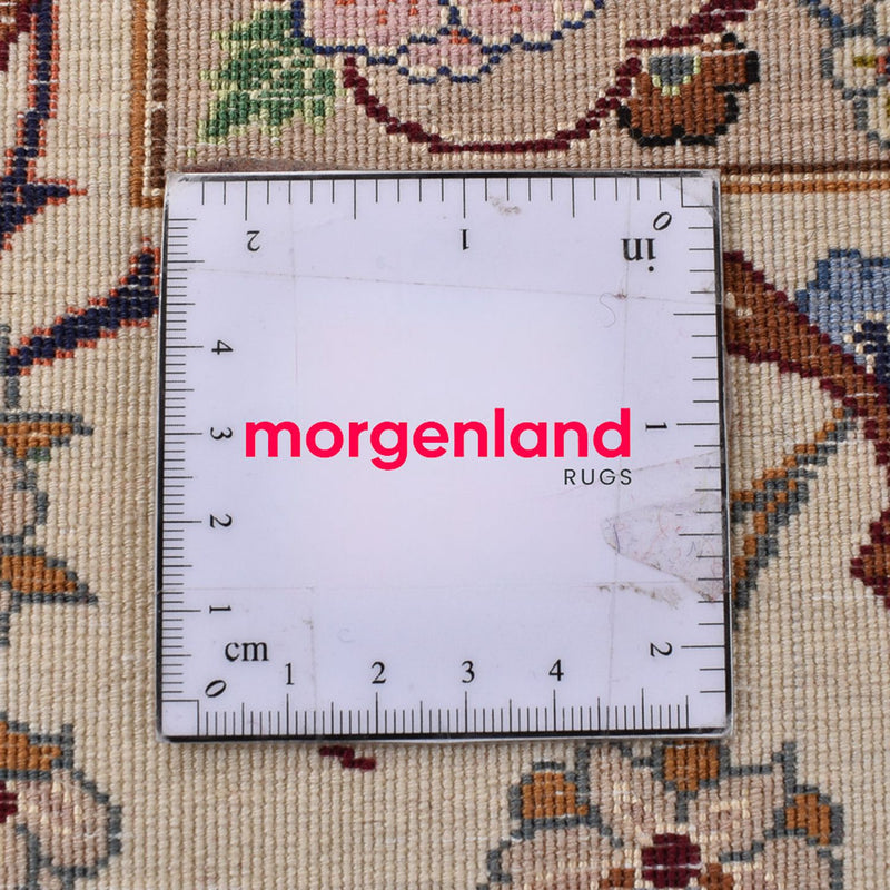 Dywan perski - Isfahan - Premium - 304 x 203 cm - ciemnoniebieski