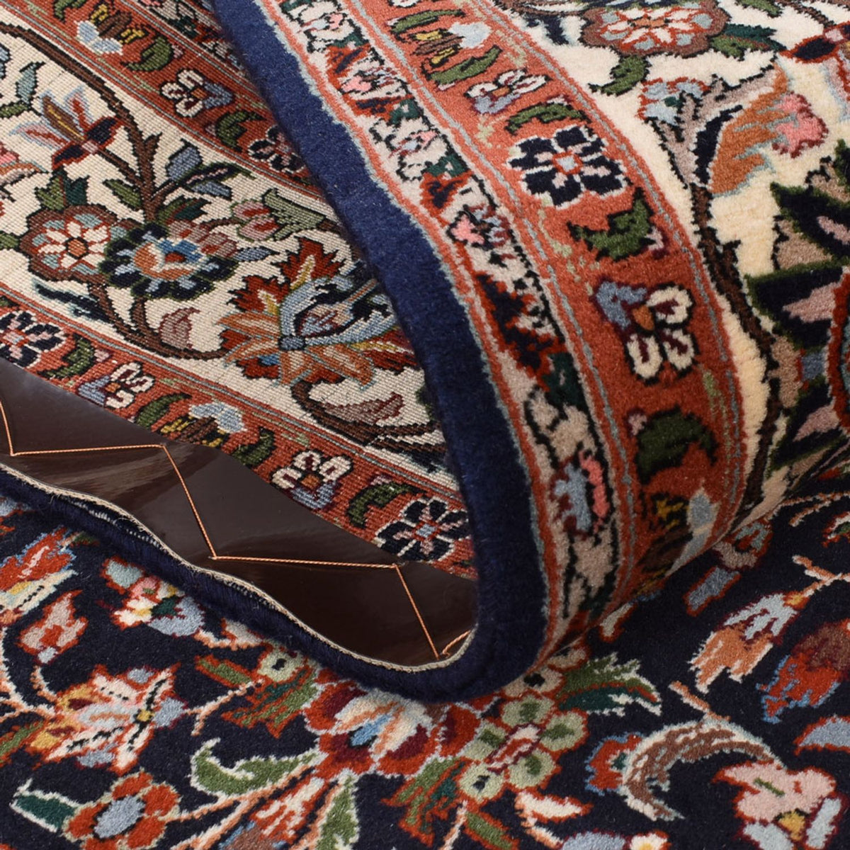 Dywan perski - Bijar - 215 x 145 cm - ciemny beż