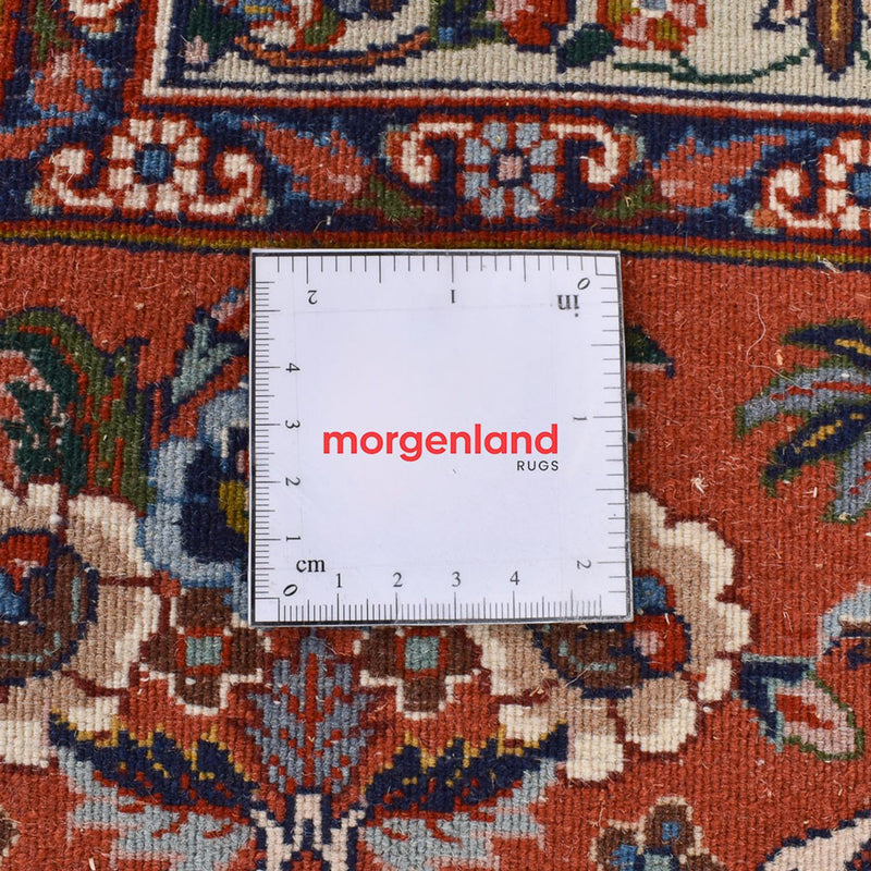 Dywan perski - Bijar - 303 x 199 cm - ciemnoniebieski