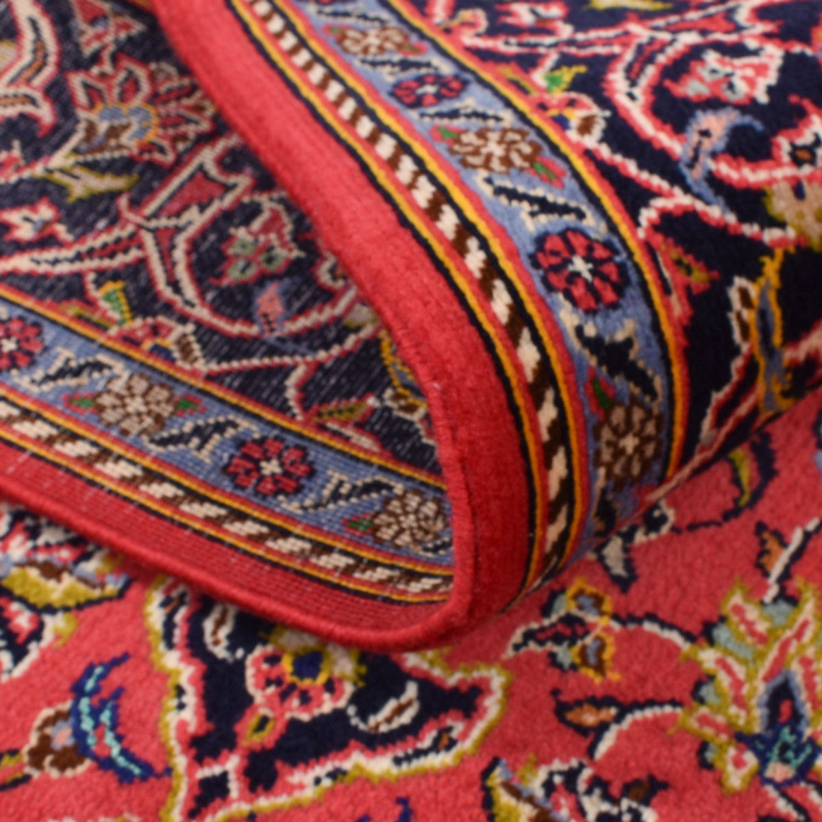 Dywan perski - Keshan - 170 x 114 cm - jasna czerwień