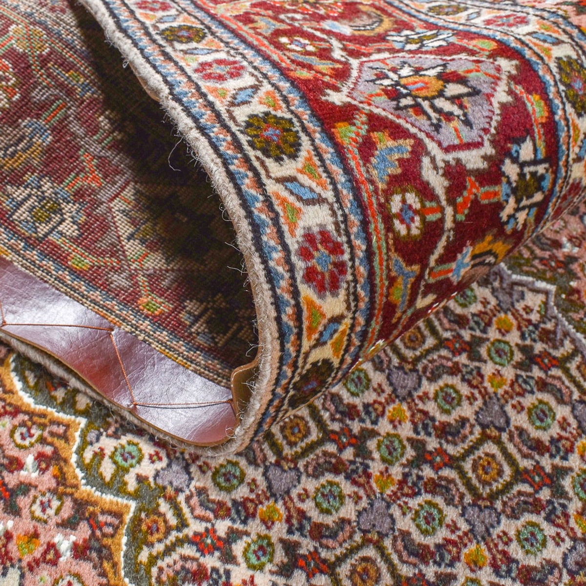 Dywan perski - Tabriz - Królewski - 209 x 150 cm - piaskowy