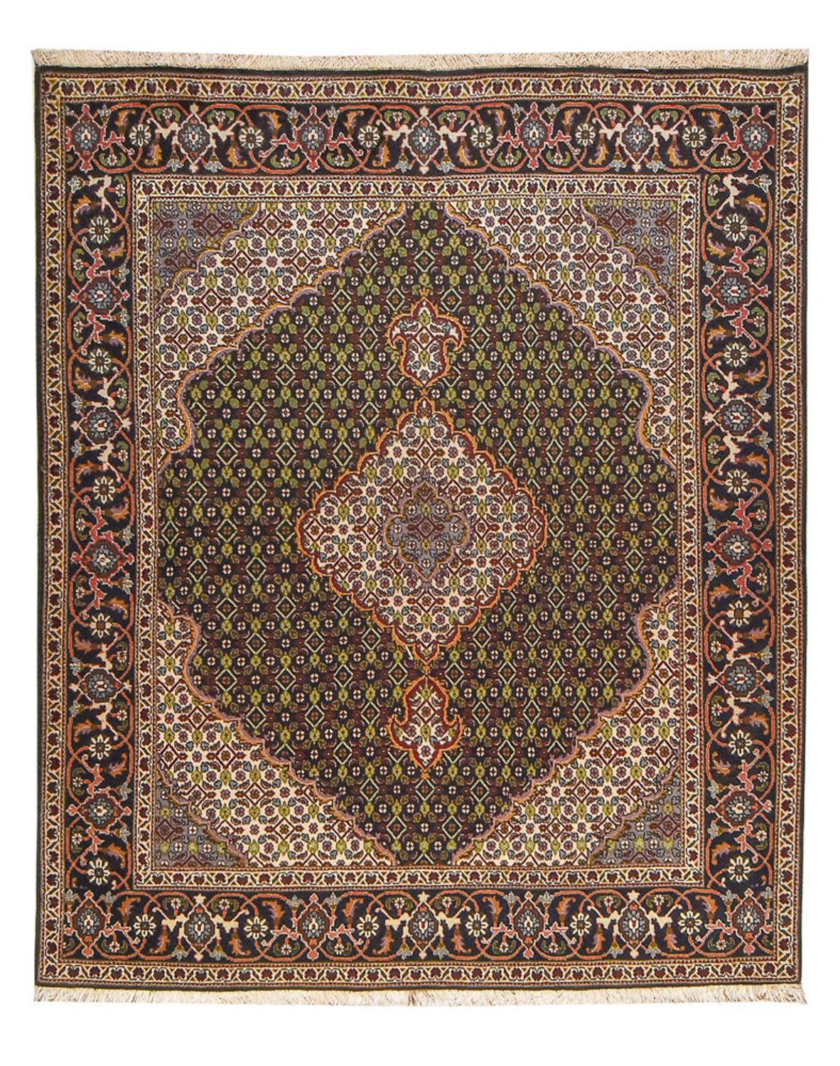 Dywan perski - Tabriz - Królewski - 183 x 153 cm - piaskowy