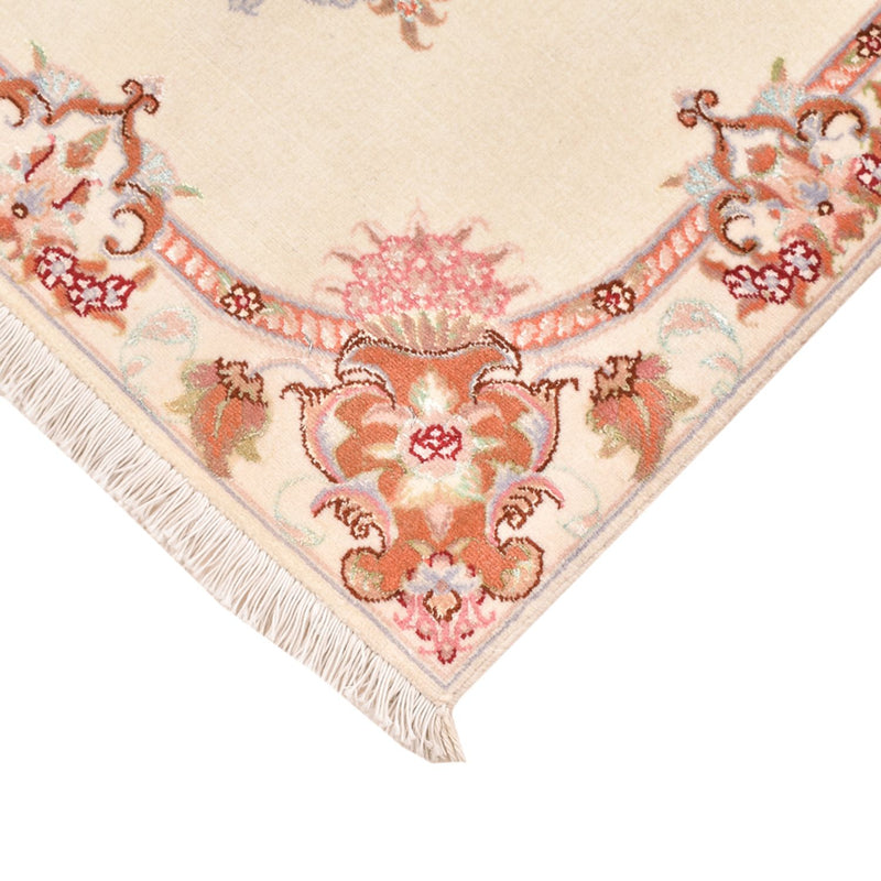 Dywan perski - Tabriz - Królewski - 90 x 60 cm - kremowy