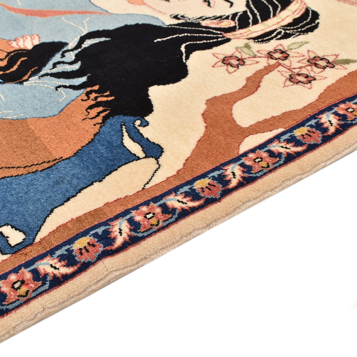 Dywan perski - Tabriz - Królewski - 122 x 76 cm - wielokolorowy