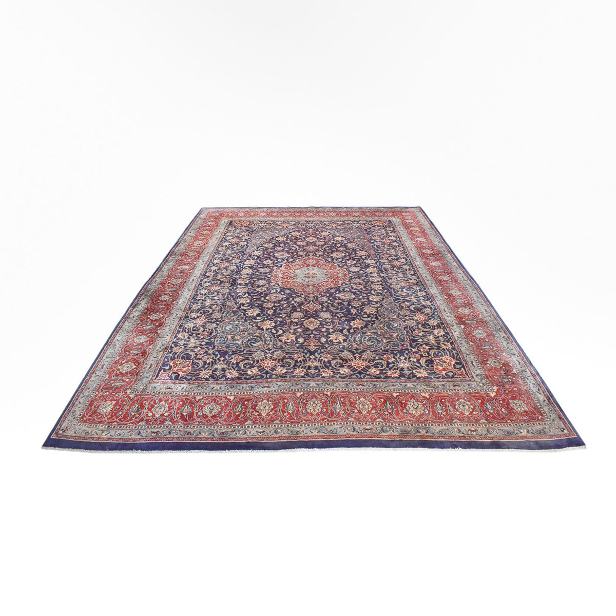 Dywan perski - Klasyczny - 414 x 302 cm - ciemnoniebieski