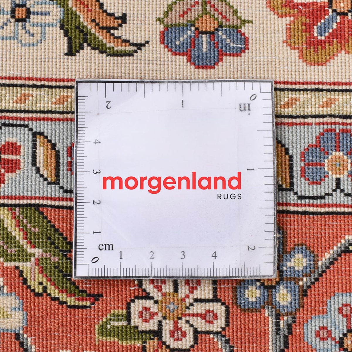 Perski dywan - Ghom - Królewski - 202 x 141 cm - ciemnoniebieski