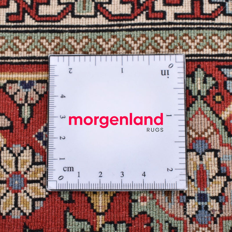 Perski dywan - Ghom - Królewski - 204 x 132 cm - czerwony