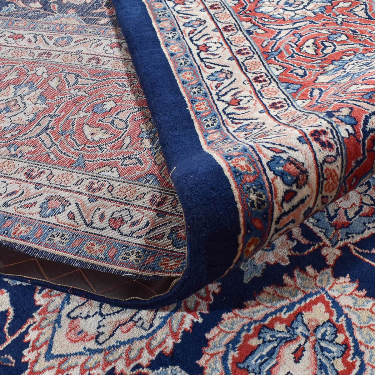 Dywan perski - Klasyczny - 409 x 320 cm - ciemnoniebieski