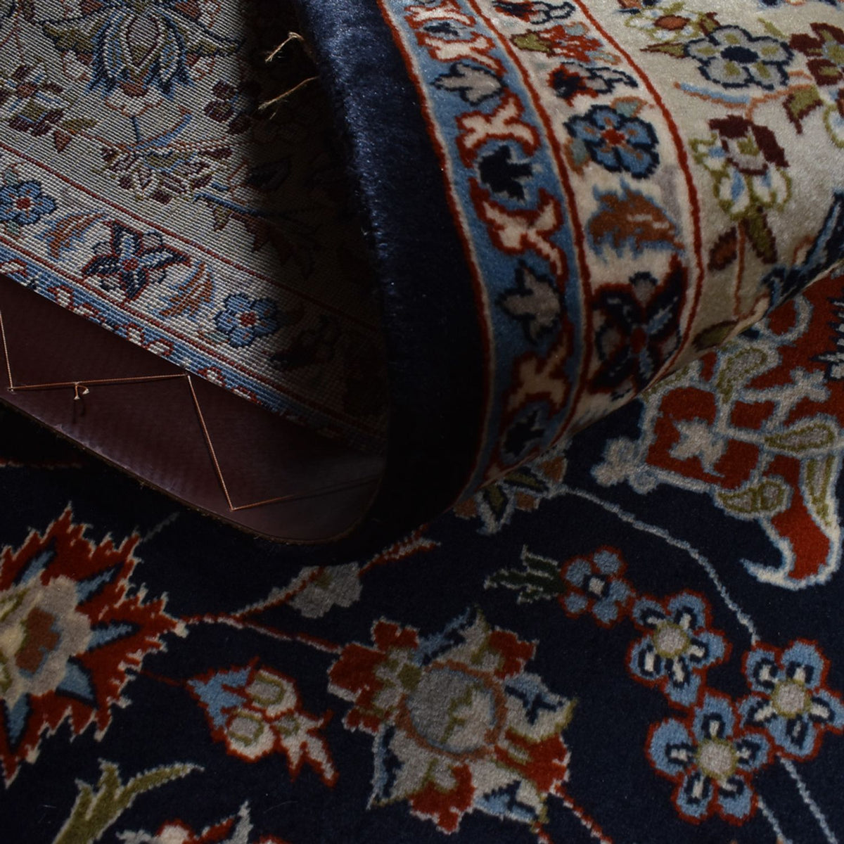 Dywan perski - Royal - Royal - 295 x 192 cm - ciemnoniebieski