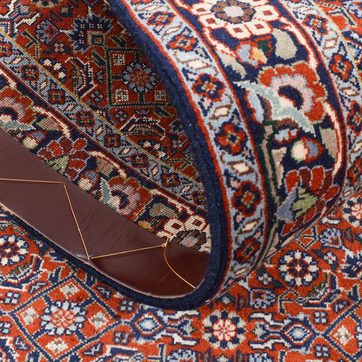 Biegacz Dywan perski - Bijar - 295 x 76 cm - rdza