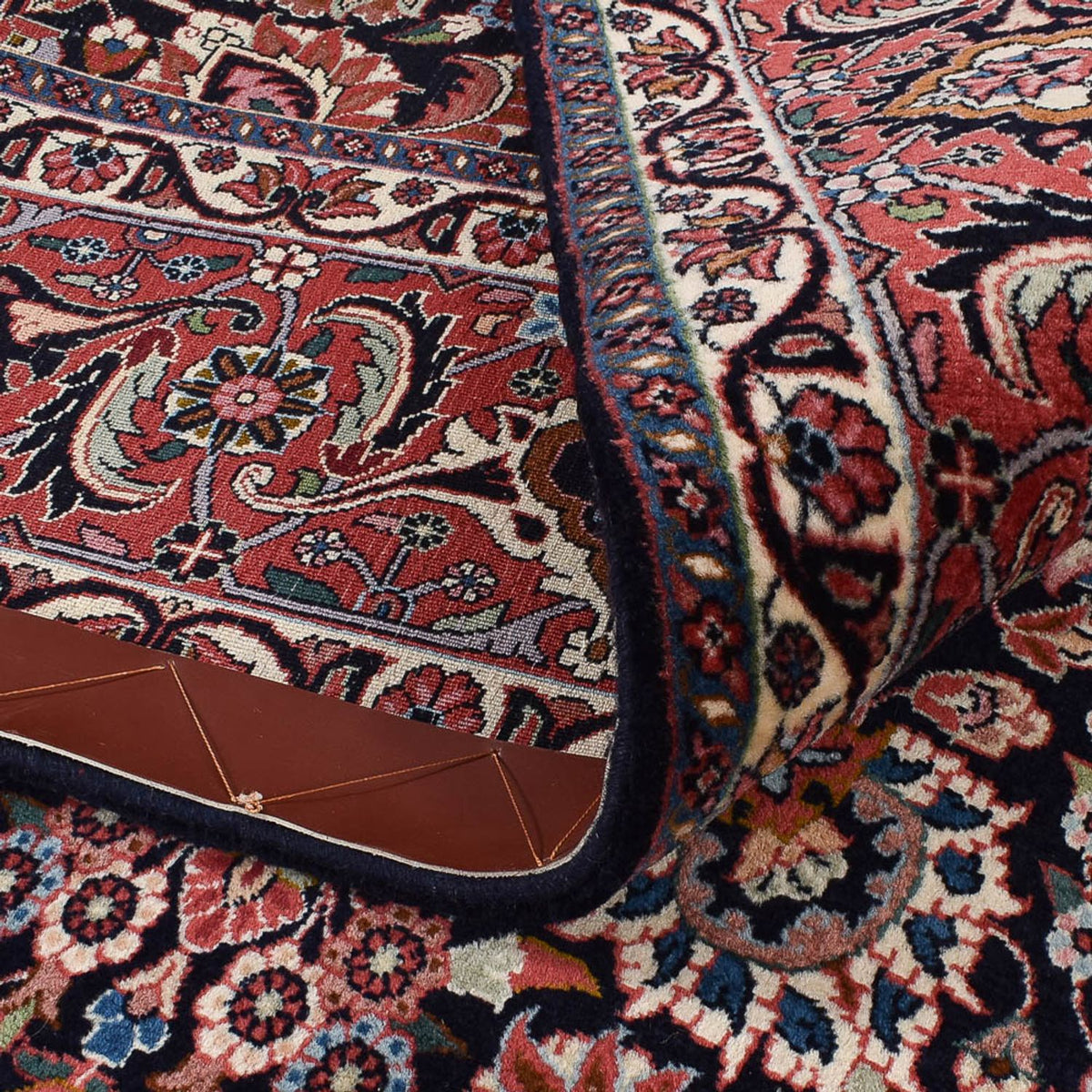 Dywan perski - Bijar - 367 x 257 cm - rdza