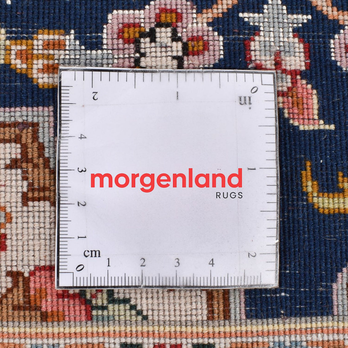 Biegacz Dywan perski - Tabriz - Królewski - 310 x 82 cm - ciemnoniebieski