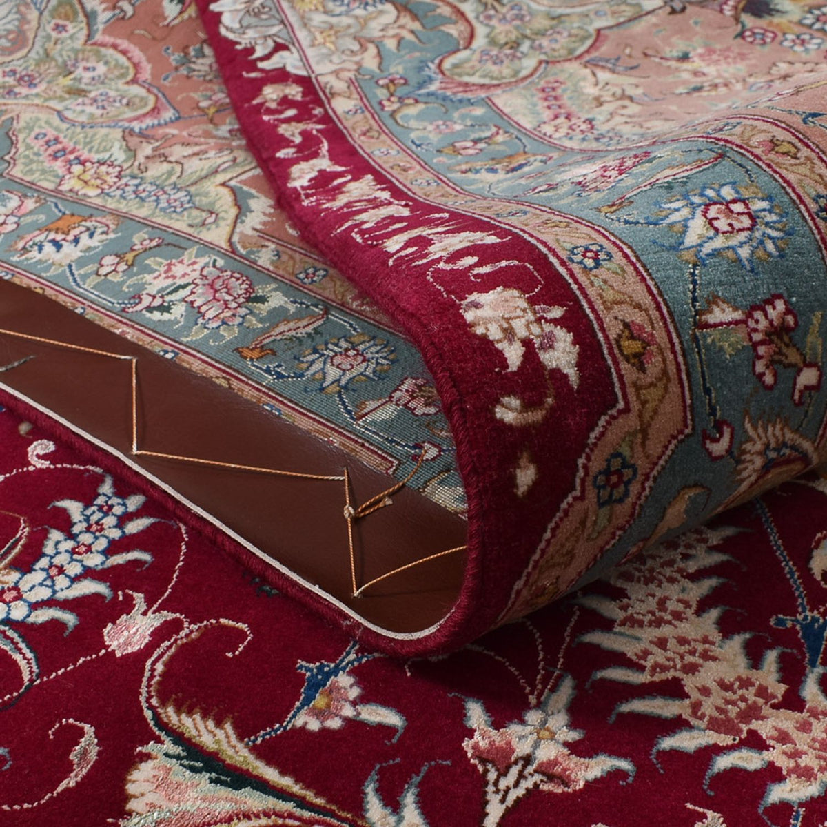 Dywan perski - Tabriz - Premium - 304 x 250 cm - czerwony