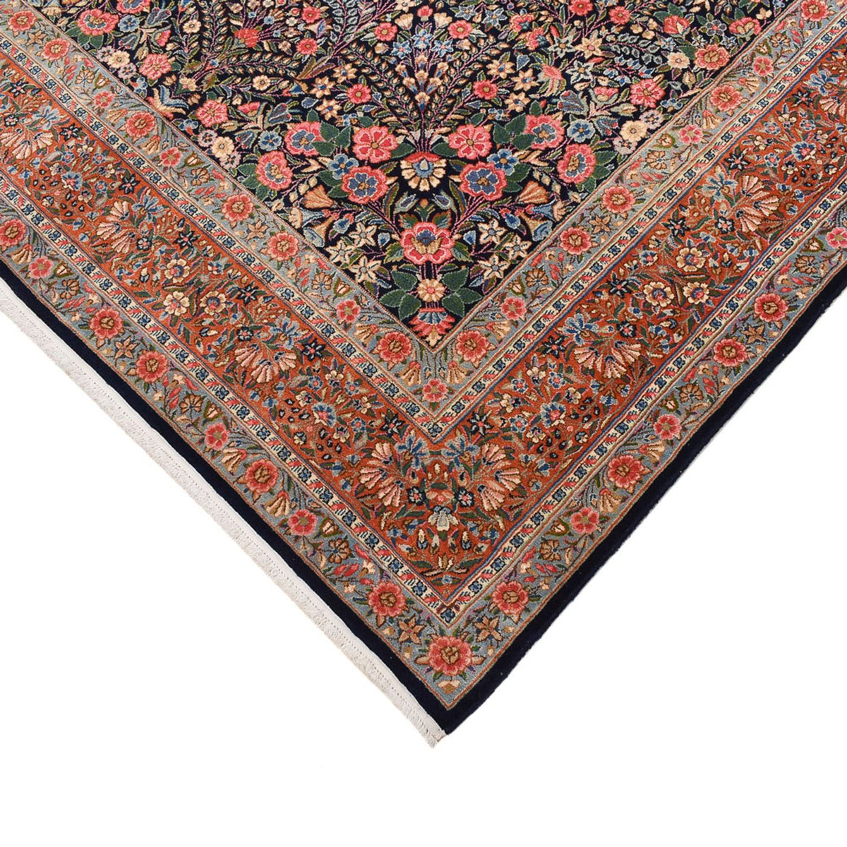 Dywan perski - Royal - 335 x 200 cm - ciemnoniebieski