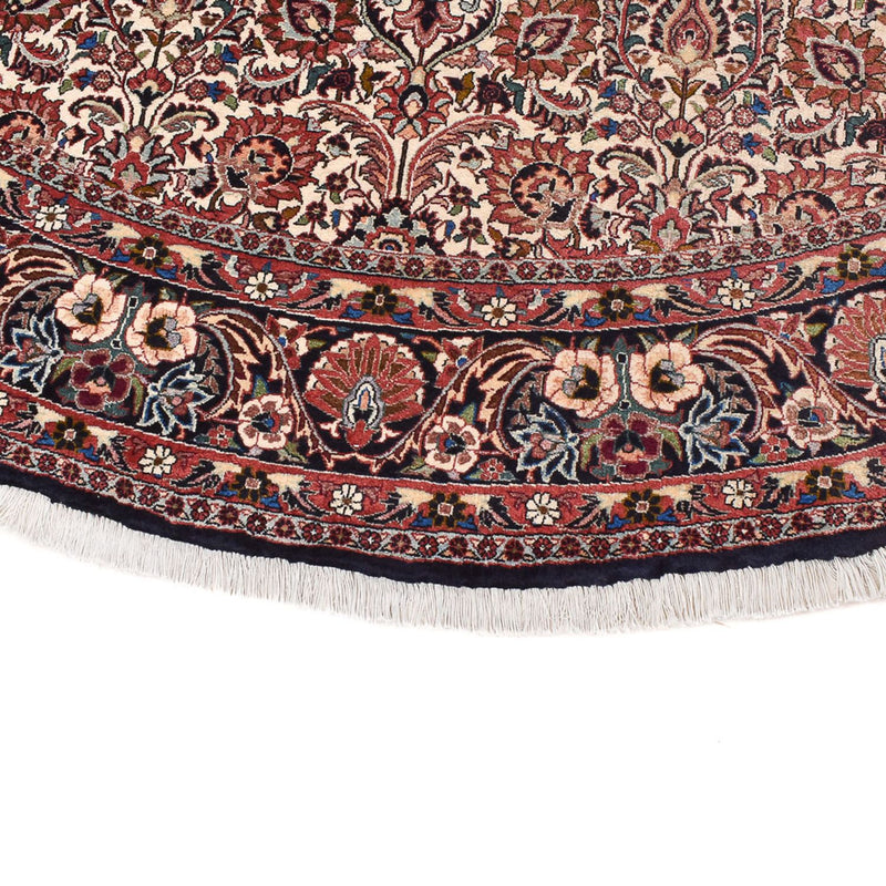 Dywan perski - Bijar okrągły  - 250 x 250 cm - rdza