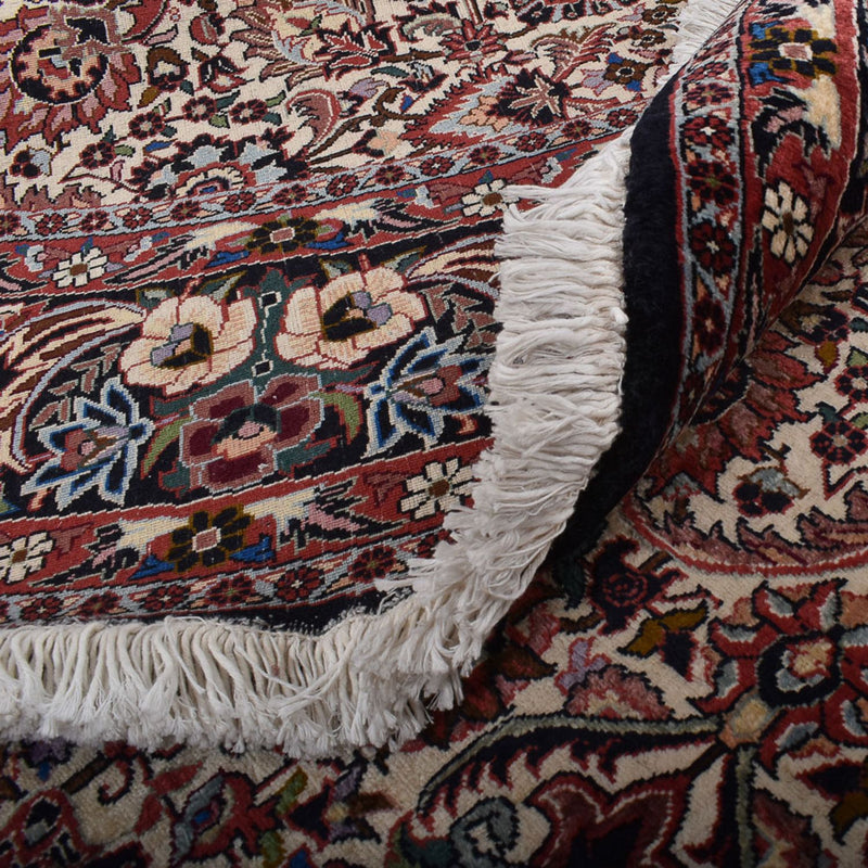 Dywan perski - Bijar okrągły  - 250 x 250 cm - rdza