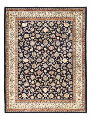 Dywan perski - Klasyczny - 390 x 305 cm - ciemnoniebieski