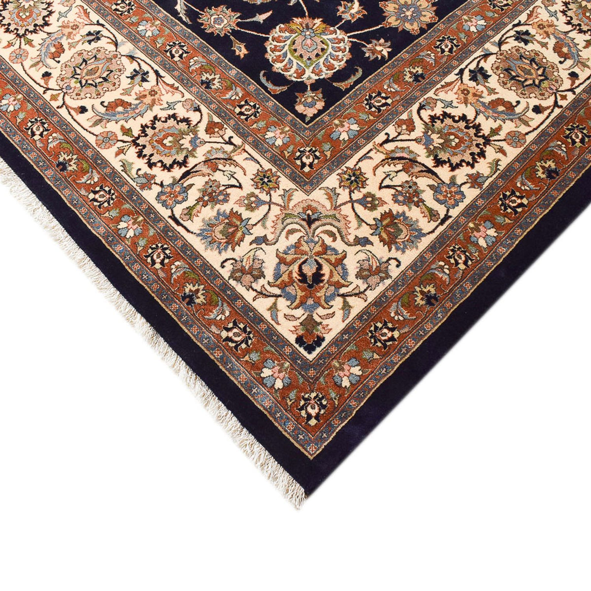 Dywan perski - Klasyczny - 374 x 295 cm - ciemnoniebieski