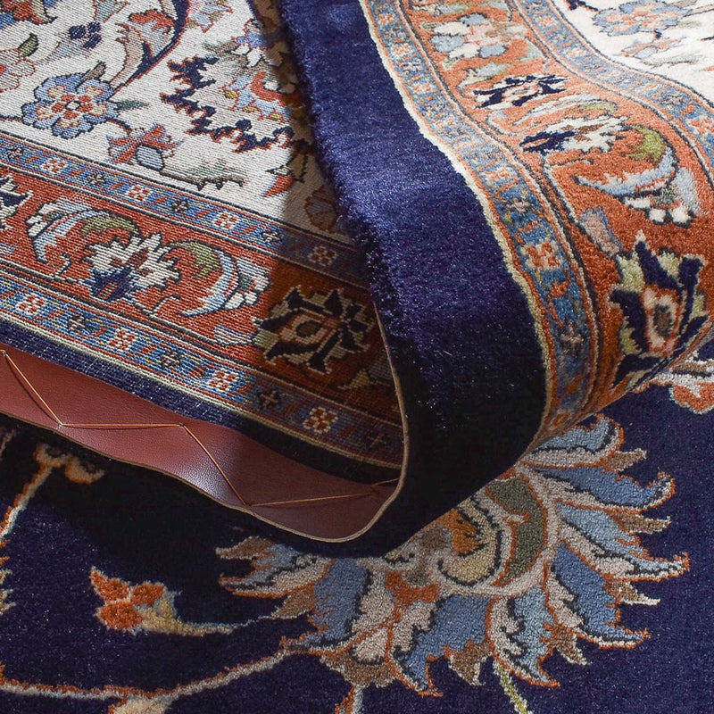 Dywan perski - Klasyczny - 374 x 295 cm - ciemnoniebieski